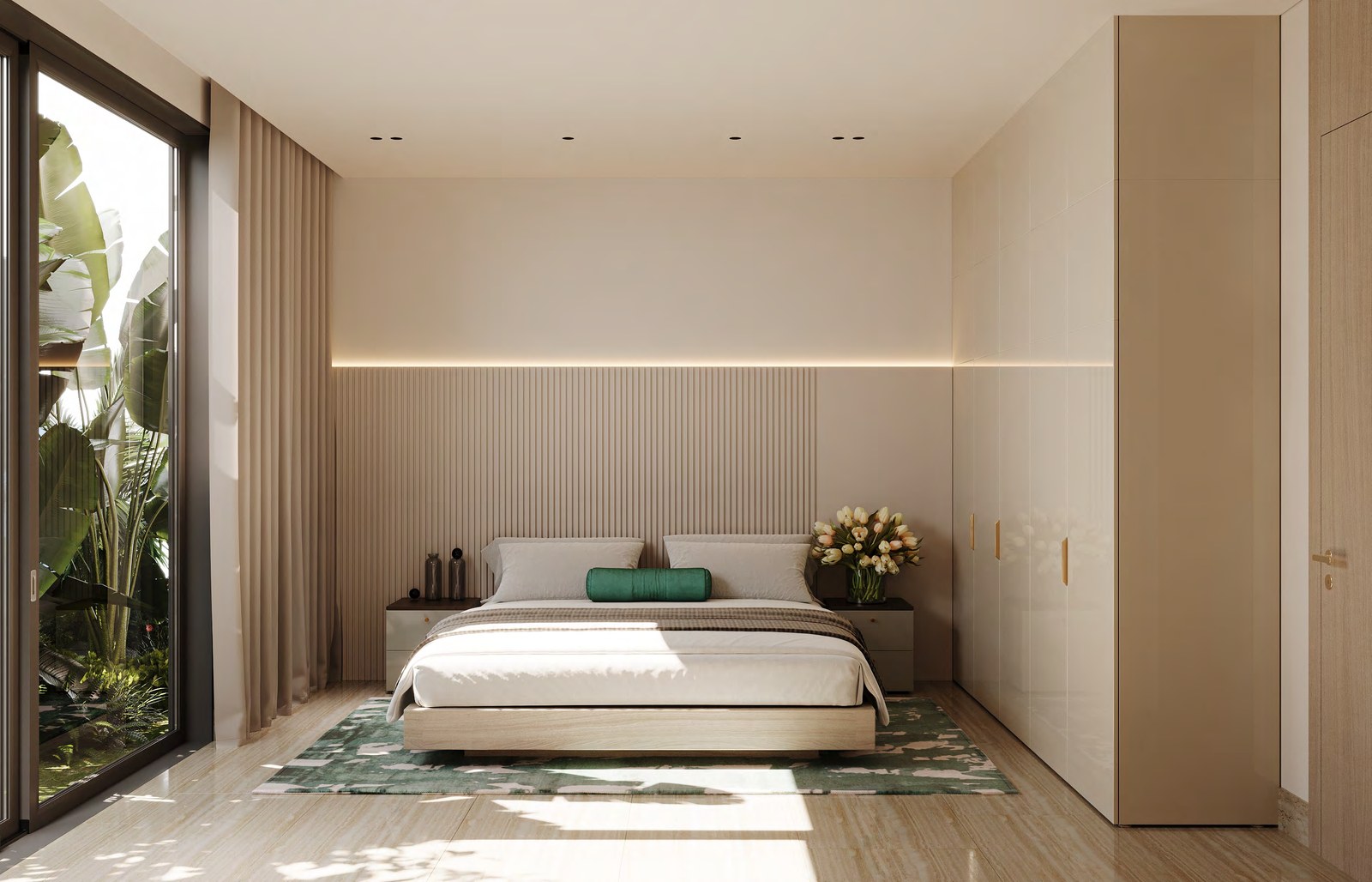 Zweites Schlafzimmer der Lotus-Hills-Villa