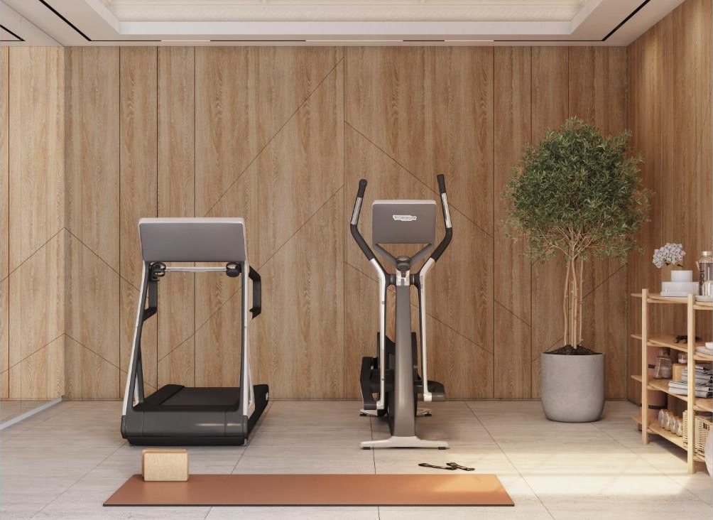 Privater Fitnessraum der Layan Villa